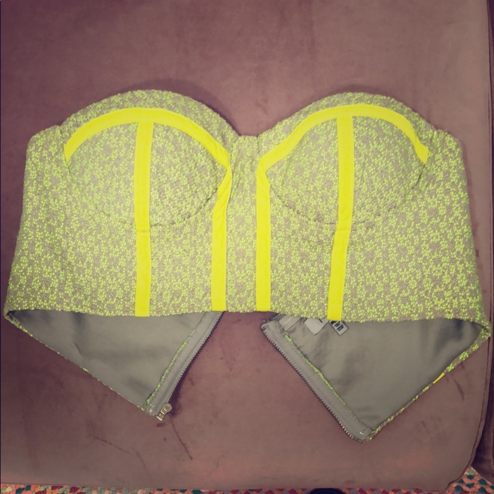 Highlighter Green Bustier